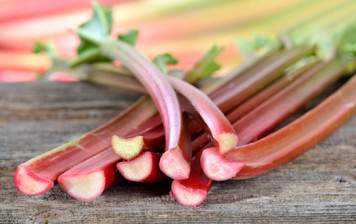 Organic rhubarb