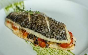 Artic char fillet with...