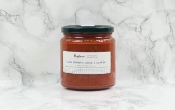 Sauce tomate aux olives et câpres BIO