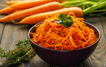 Shredded Carrot Salad with...