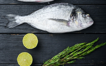 Whole bream (scaled and...